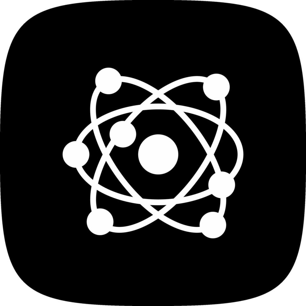 Atom Creative Icon Design vector