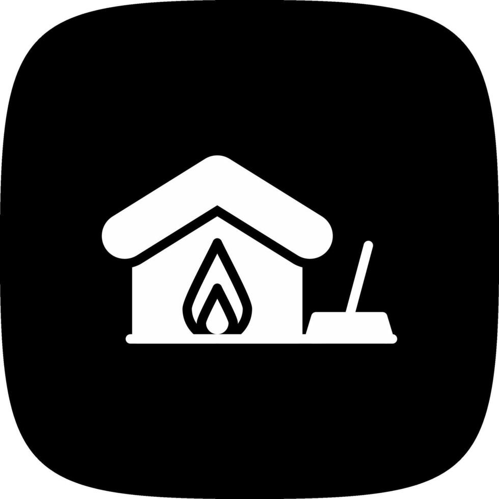 Fire Damage Cleaning Creative Icon Design vector