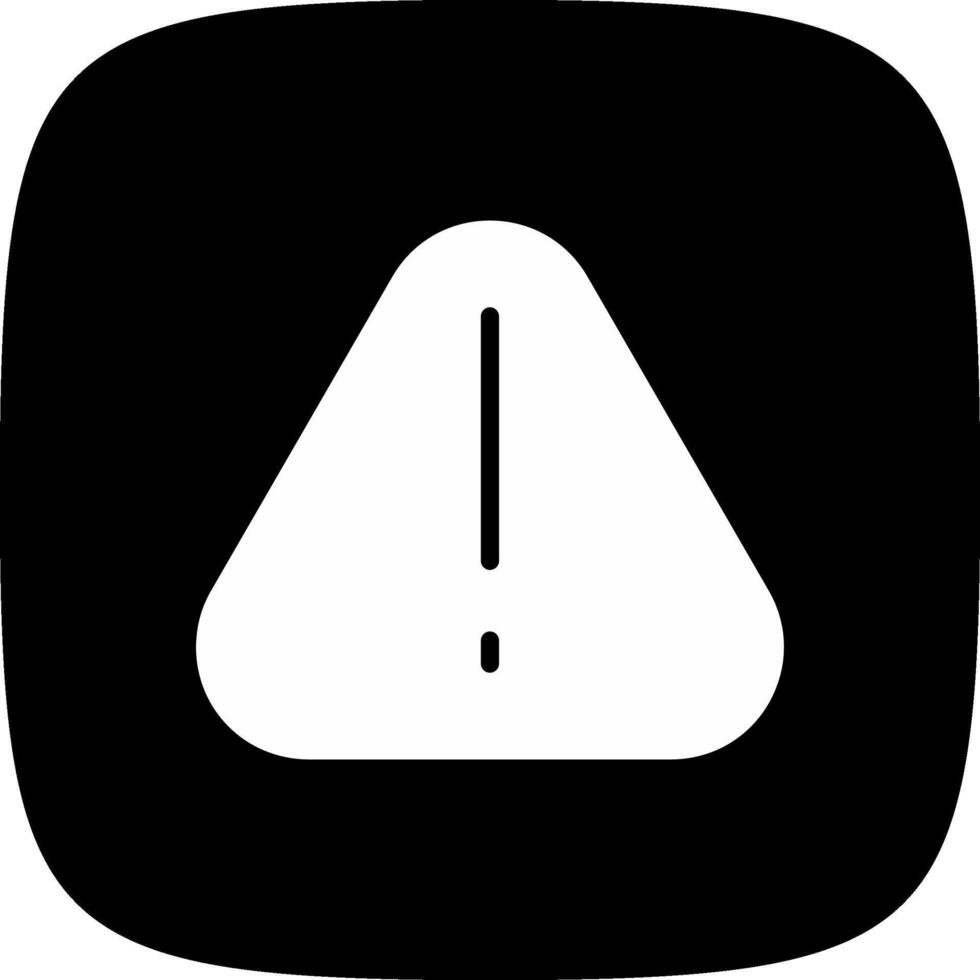 Warning Creative Icon Design vector
