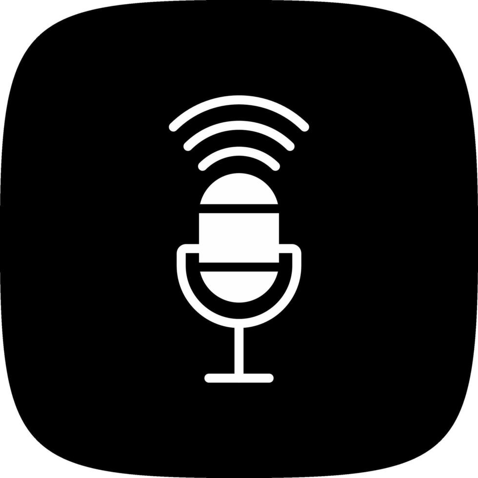 Voice Control Creative Icon Design vector
