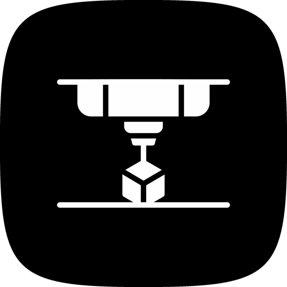 3D Printing Creative Icon Design vector