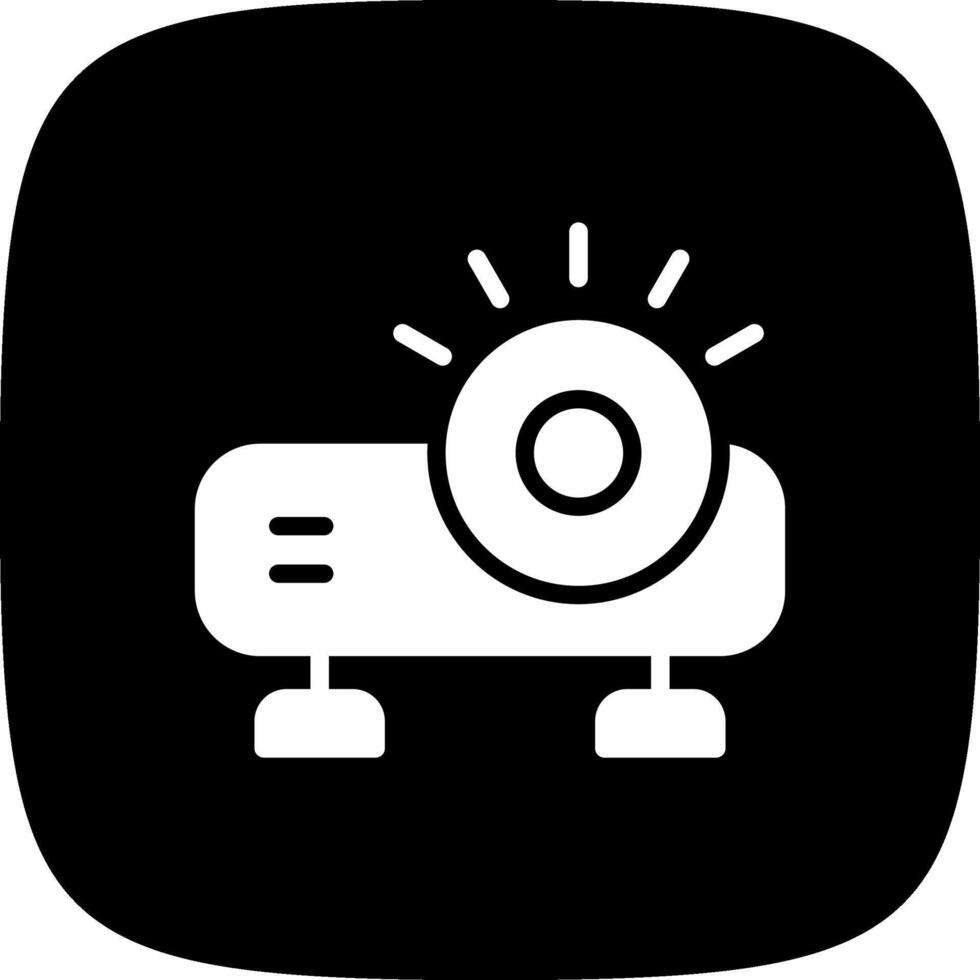 diseño de icono creativo del proyector vector