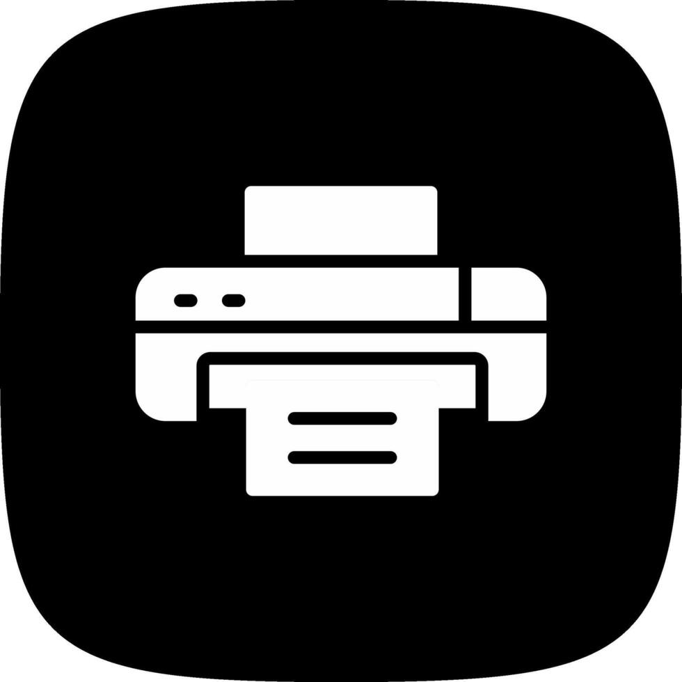 Printer Creative Icon Design vector