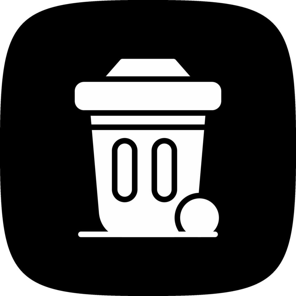 diseño de icono creativo de cubo de basura vector