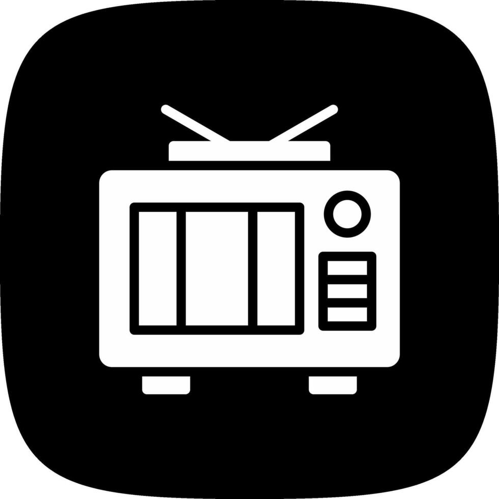 diseño de icono creativo de tv vector