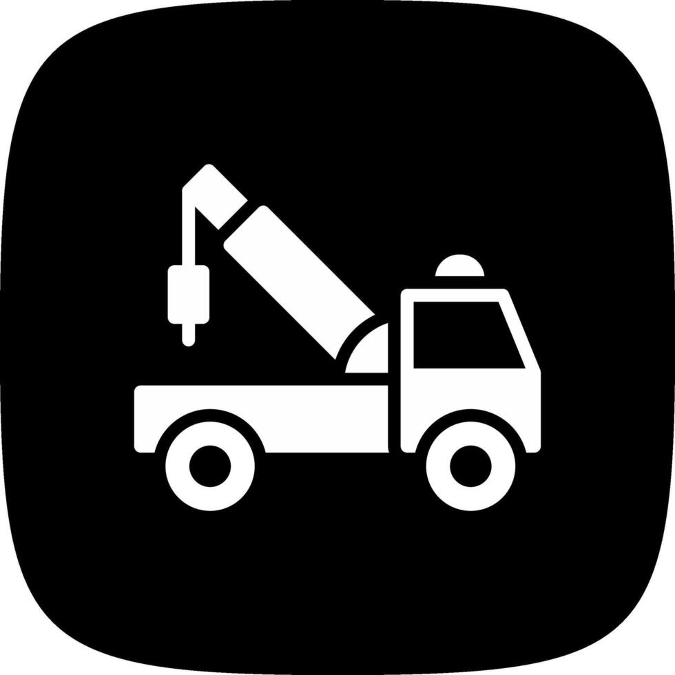 diseño de icono creativo de camión de remolque vector