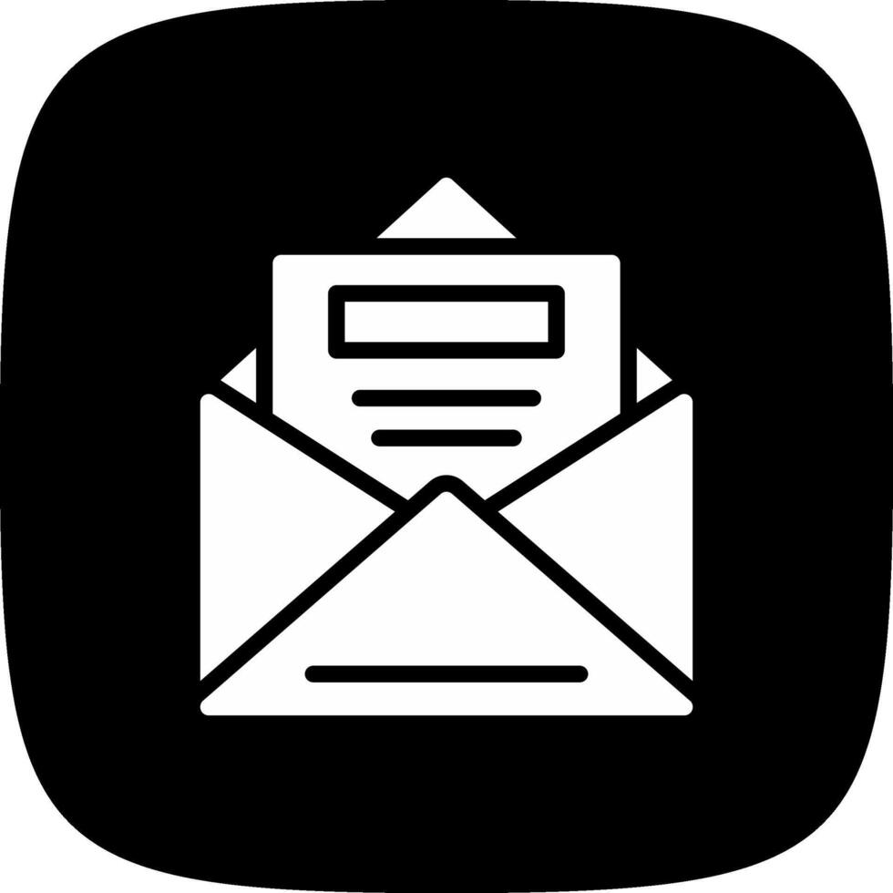 Open Email Creative Icon Design vector