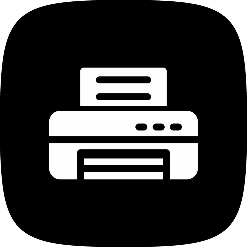 Printer Creative Icon Design vector