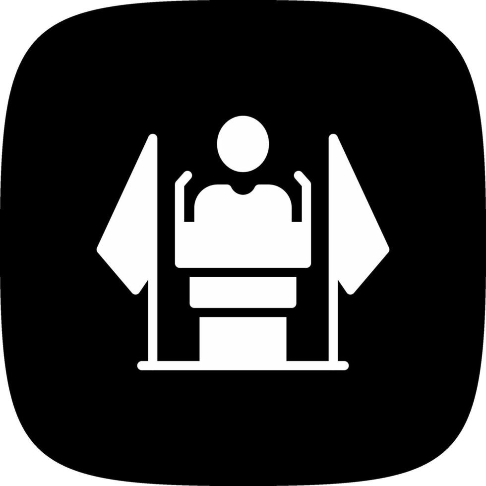 glyph corner inverted Design vector