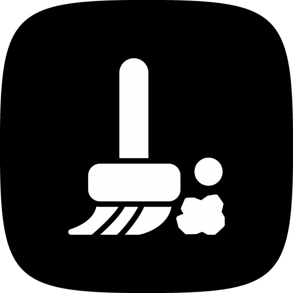Broom Creative Icon Design vector