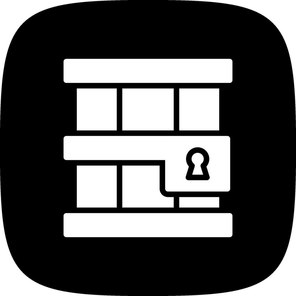 Jail Creative Icon Design vector