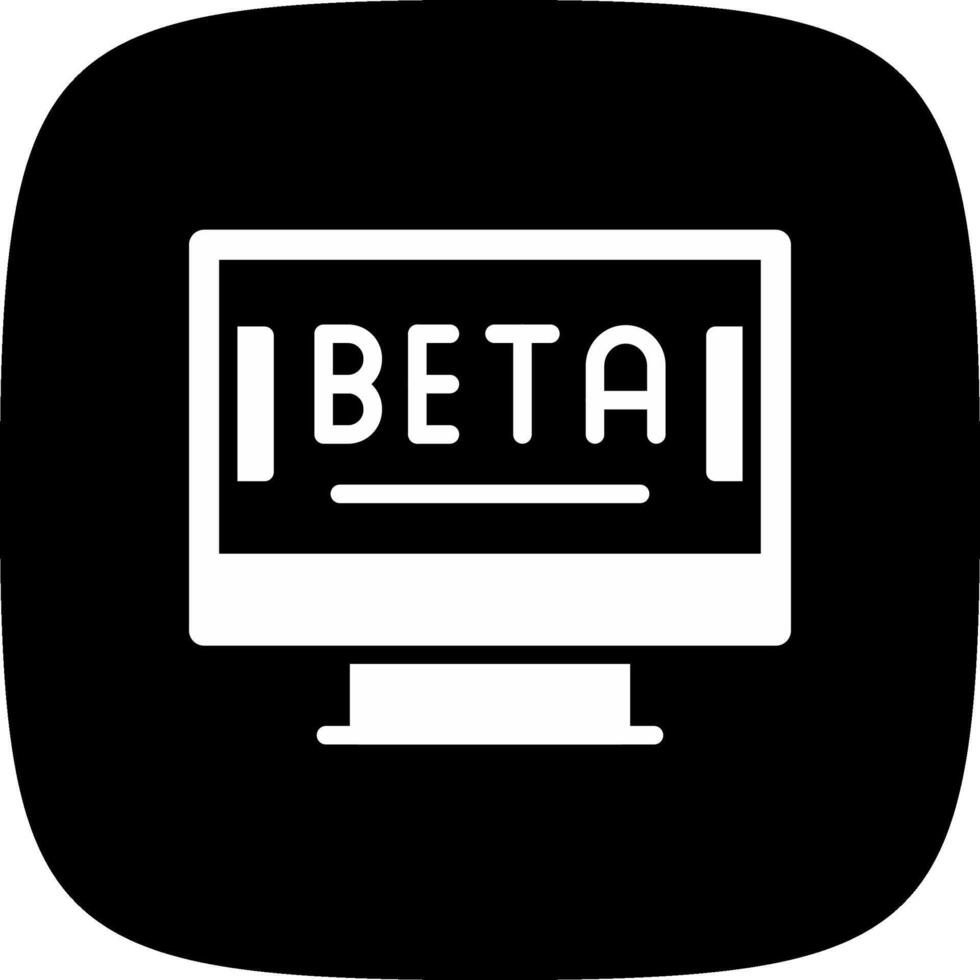 Beta Creative Icon Design vector