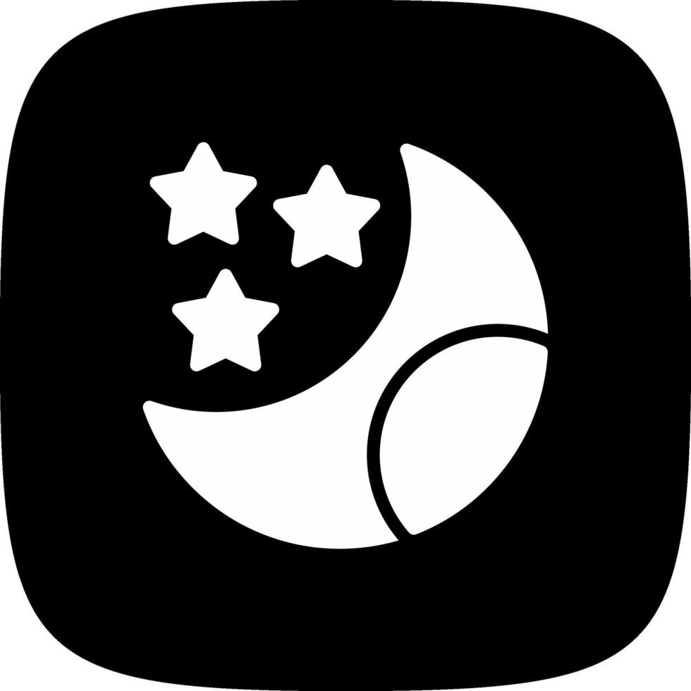 diseño de icono creativo de luna vector