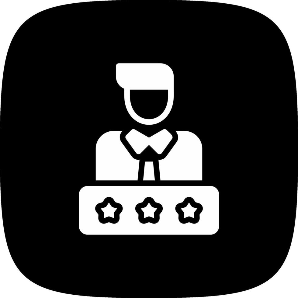 Brand Ambassador Creative Icon Design vector