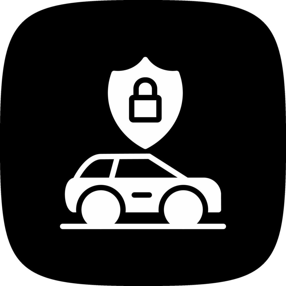 Anti Theft System Creative Icon Design vector