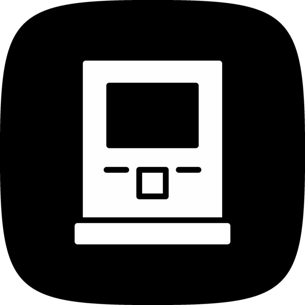 Atm Machine Creative Icon Design vector