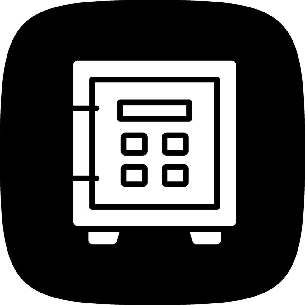 Safe Lock Creative Icon Design vector