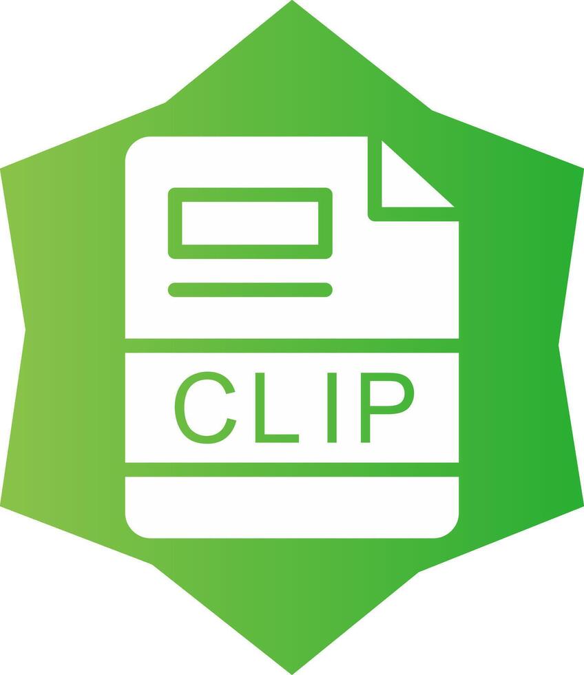 CLIP Creative Icon Design vector