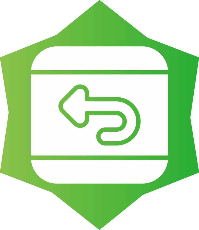 Undo Creative Icon Design vector