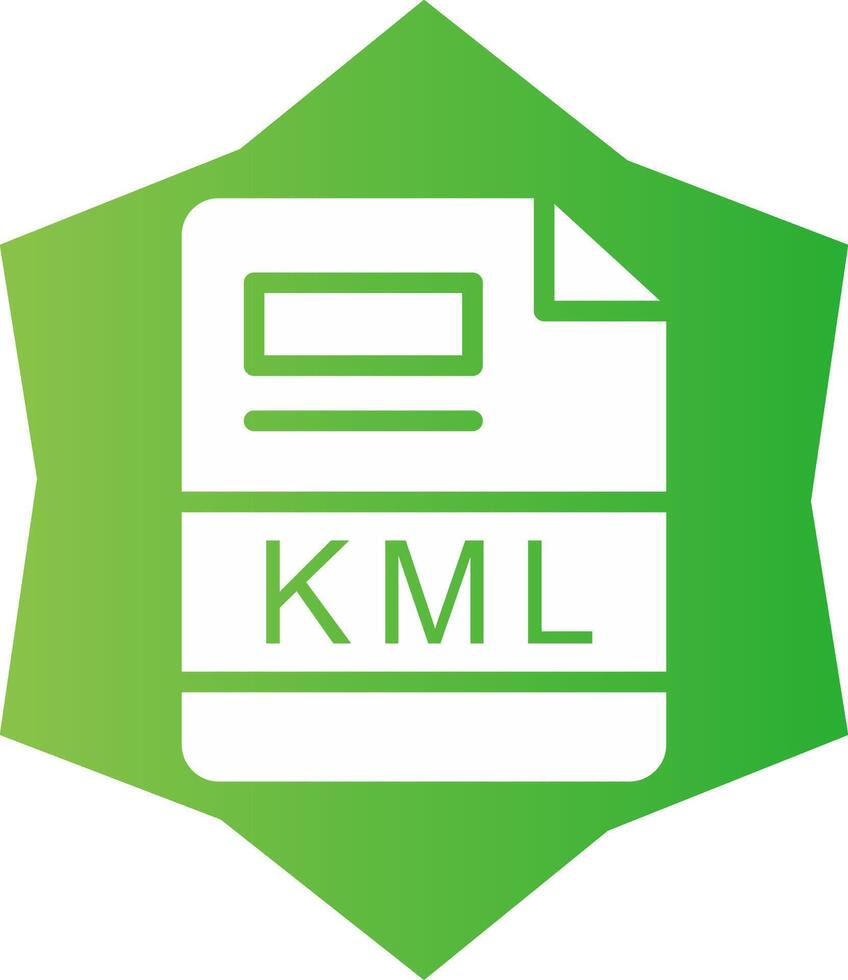 KML Creative Icon Design vector