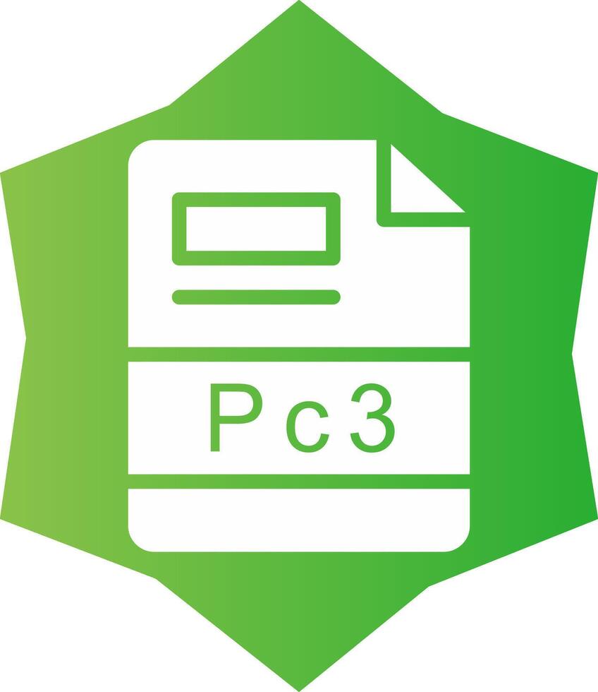 PC3 Creative Icon Design vector