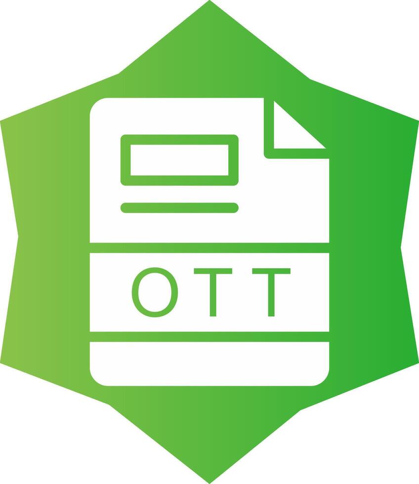 OTT Creative Icon Design vector