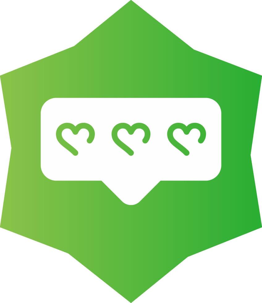 Comment Heart Creative Icon Design vector