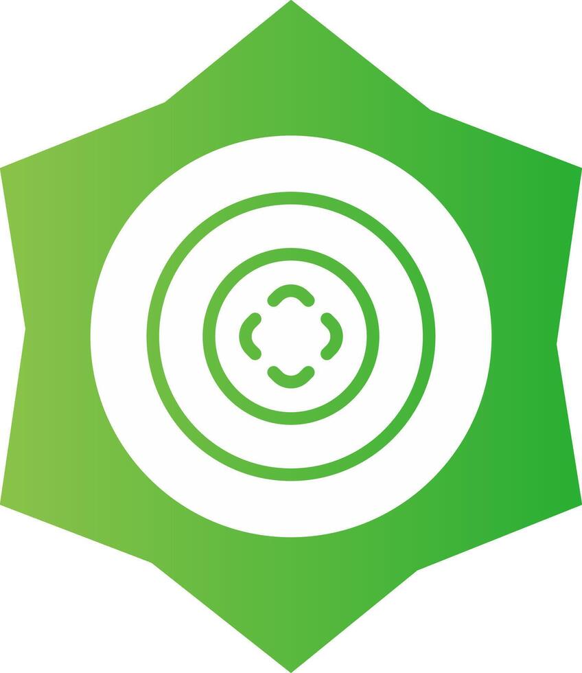 Bullseye Creative Icon Design vector