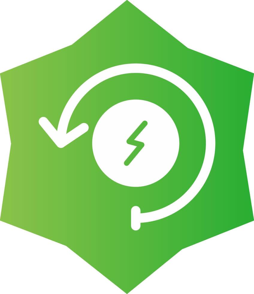 Renewable Energy Creative Icon Design vector