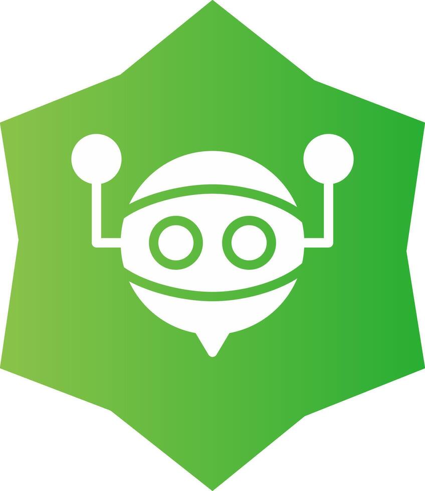 Virtual Assistant Creative Icon Design vector