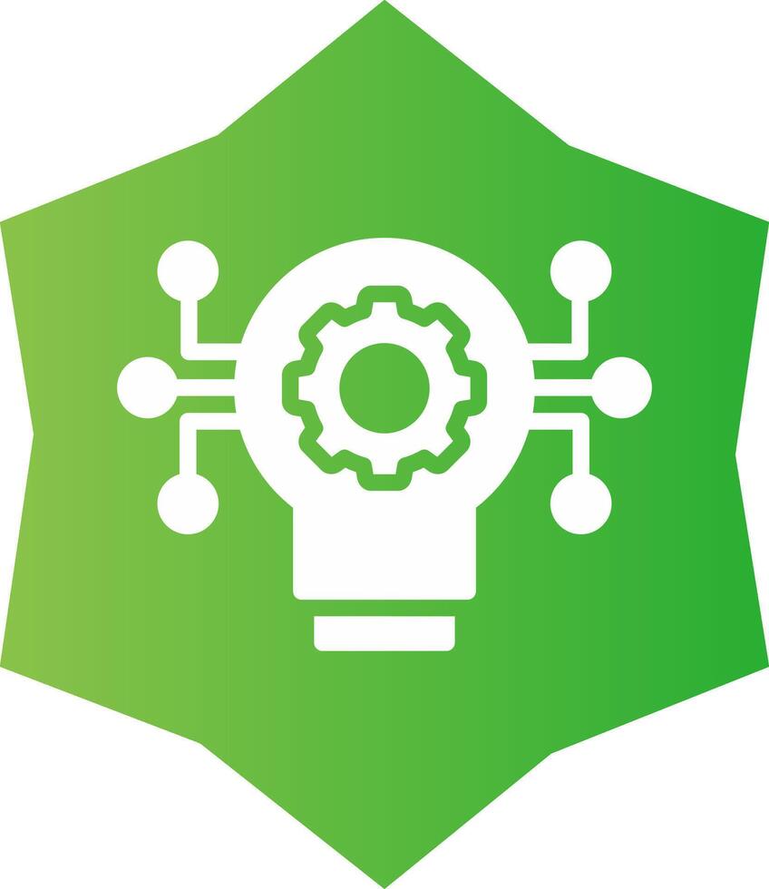 Technology Disruption Creative Icon Design vector