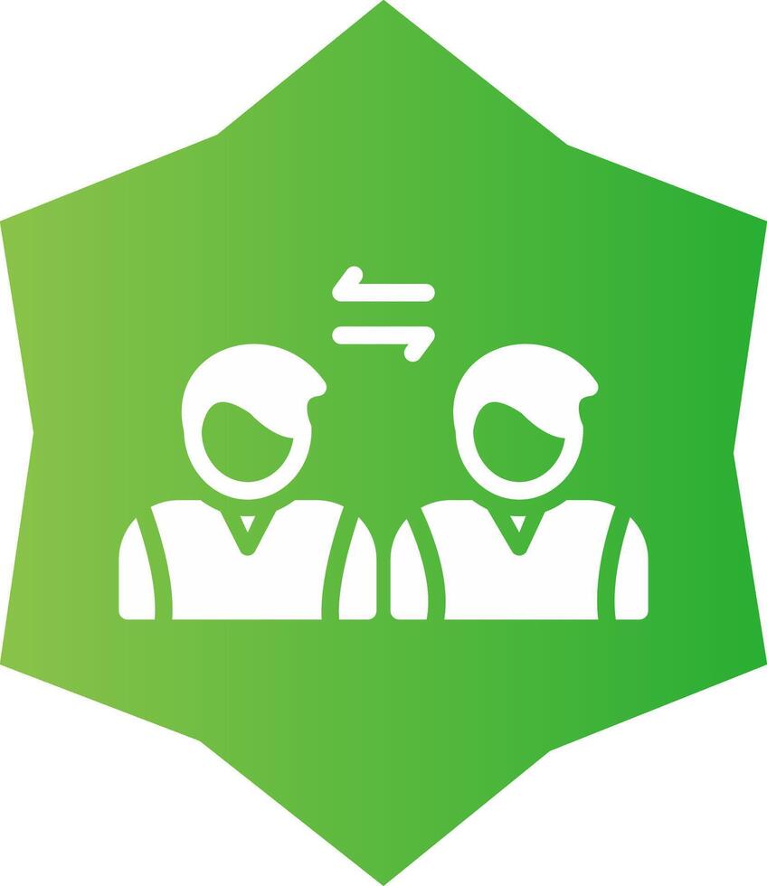 Social Distancing Creative Icon Design vector