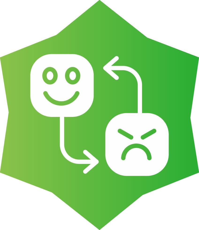 Mood Swing Creative Icon Design vector