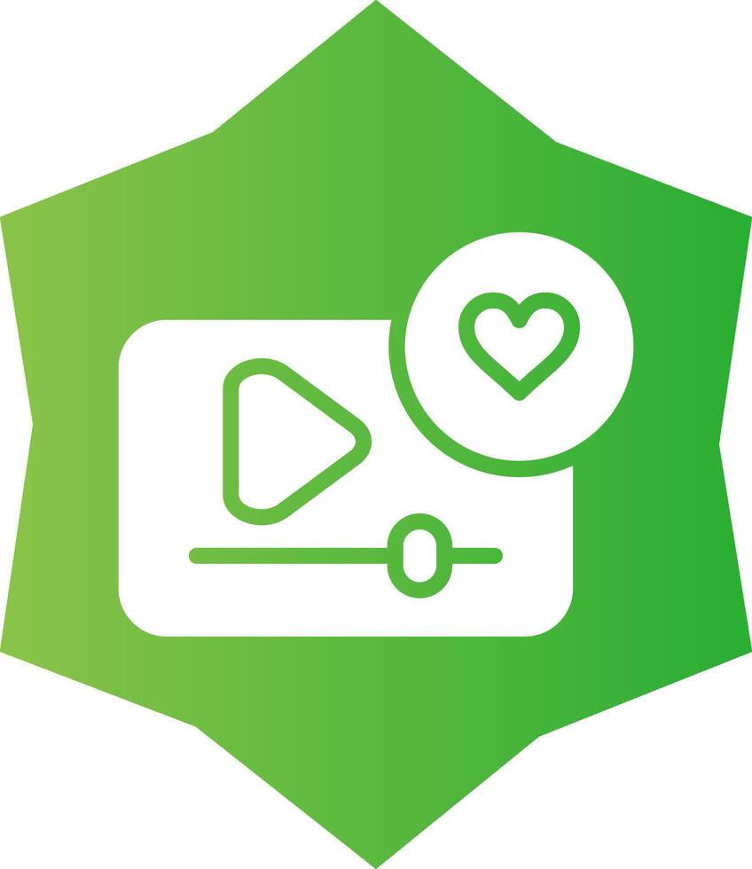 Interactive Video Creative Icon Design vector