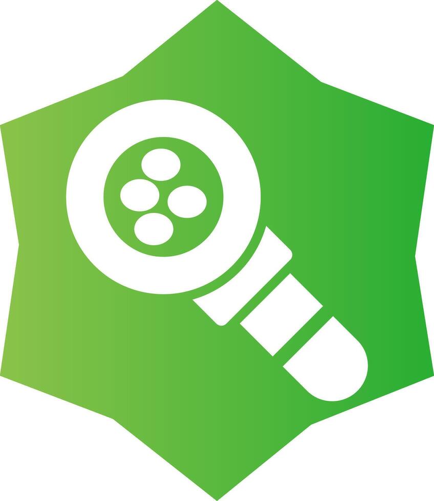 Magnifying Glass Creative Icon Design vector
