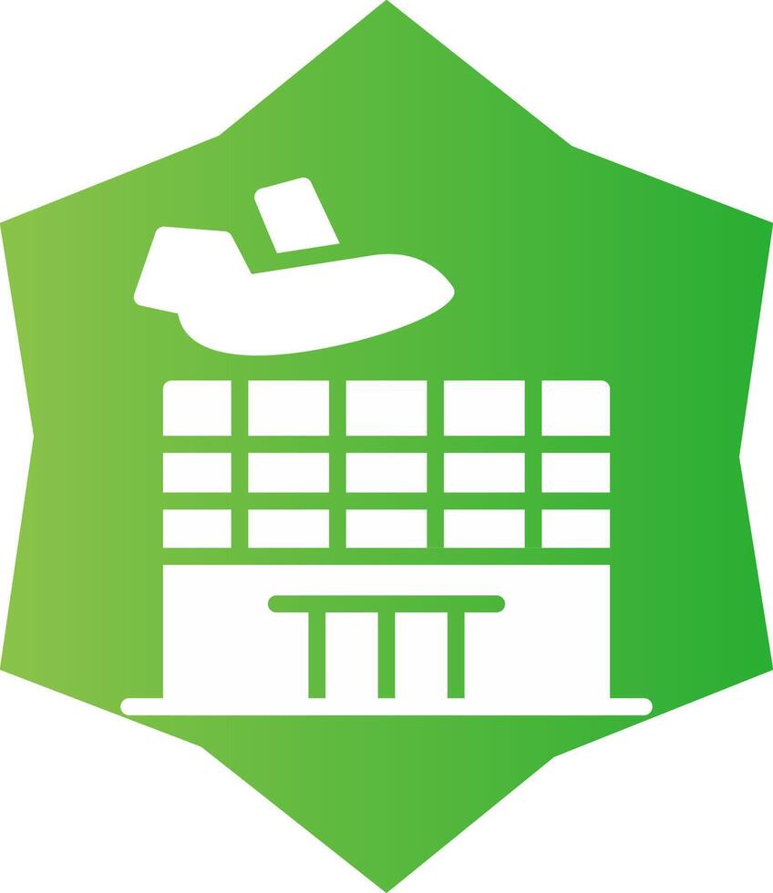 Airport Creative Icon Design vector
