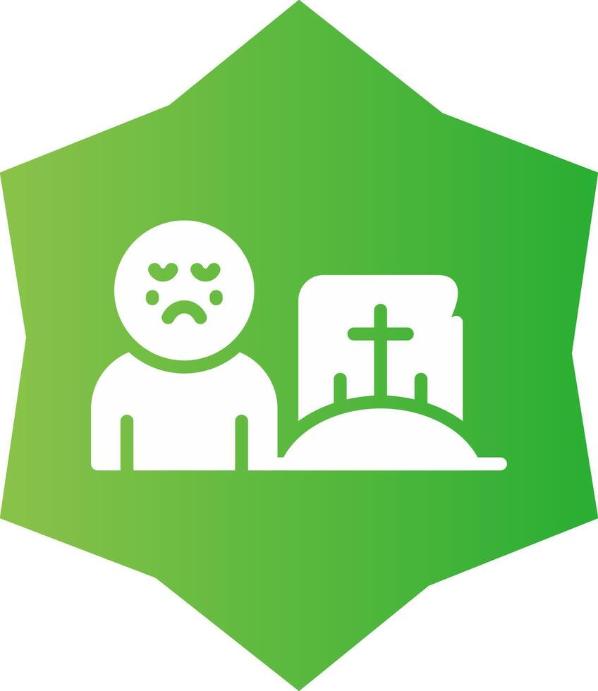 Grave Creative Icon Design vector