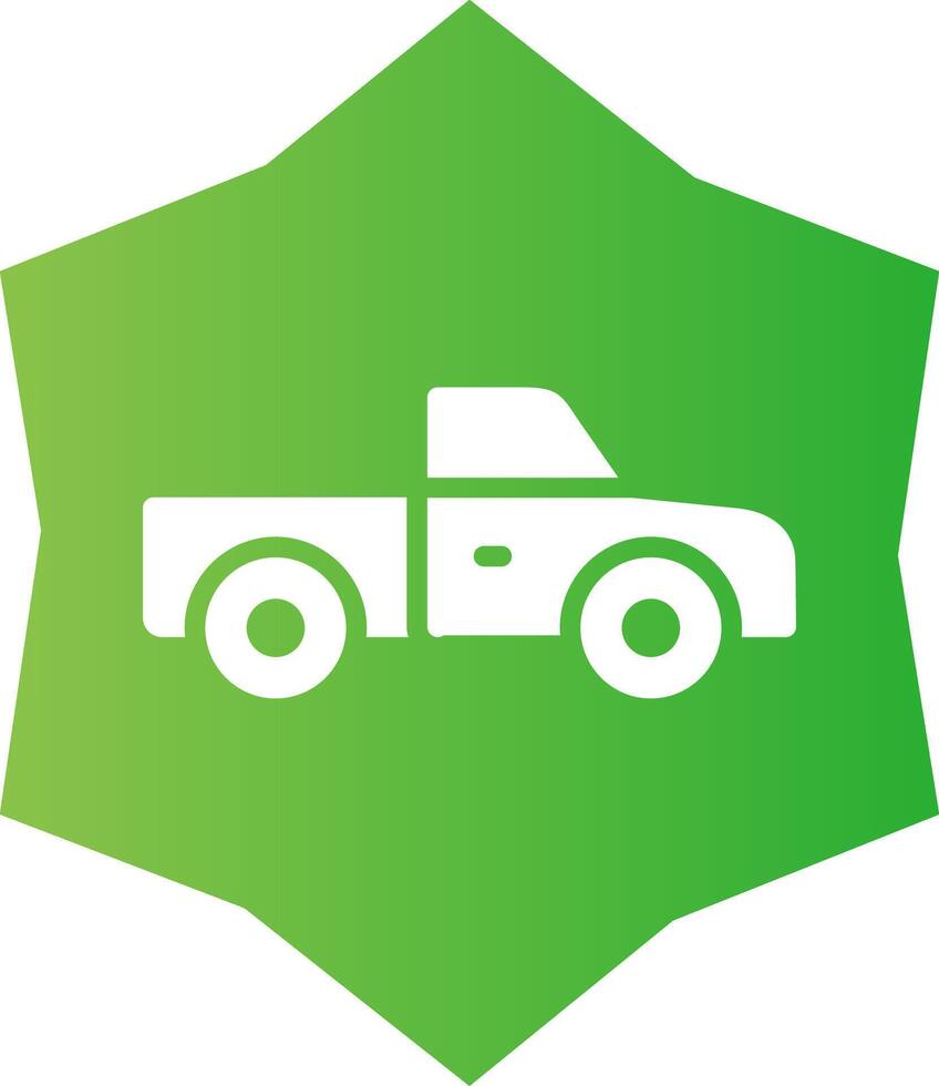 Pickup Truck Creative Icon Design vector