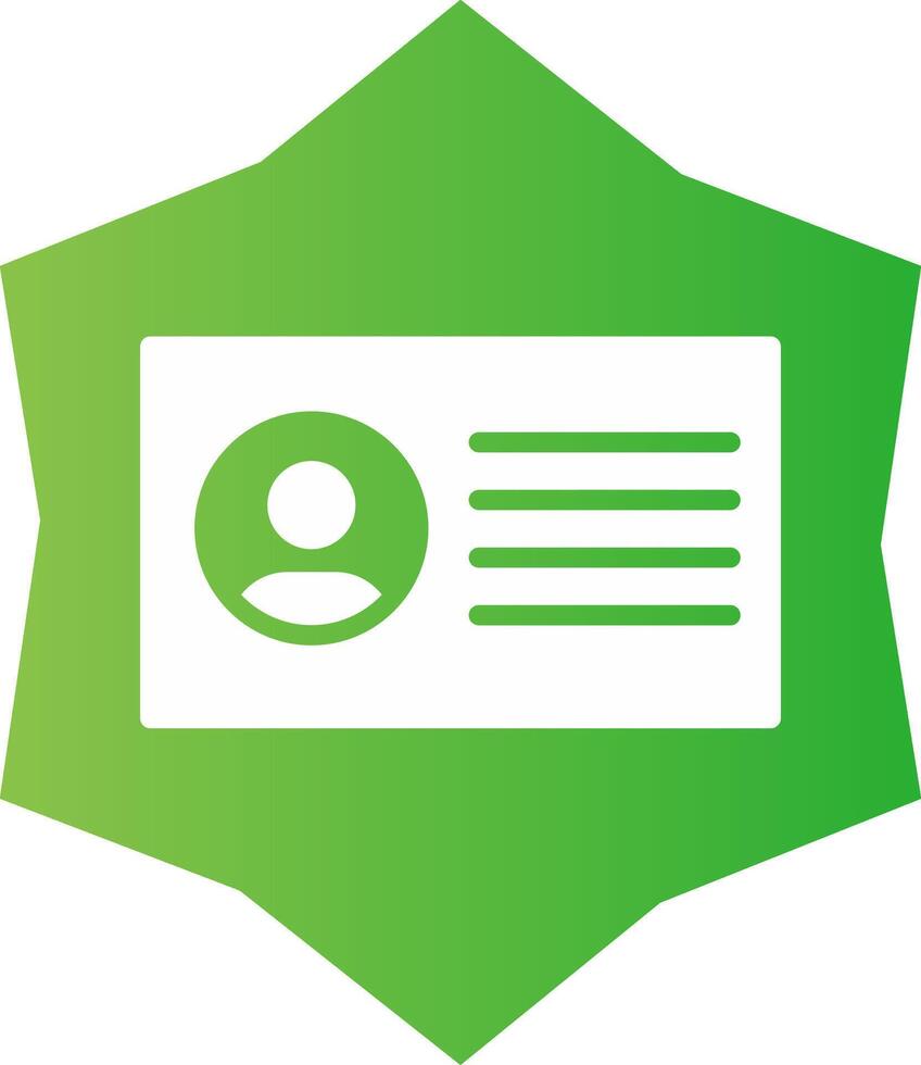Id Card Creative Icon Design vector