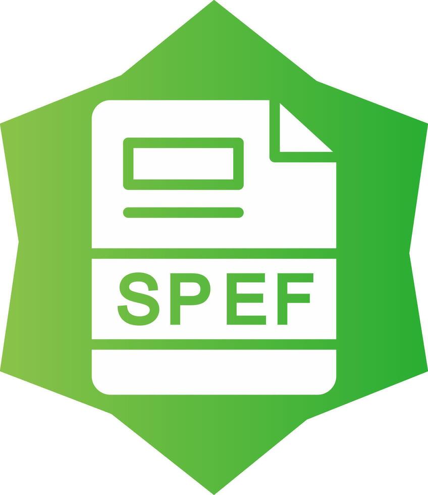 SPEF Creative Icon Design vector