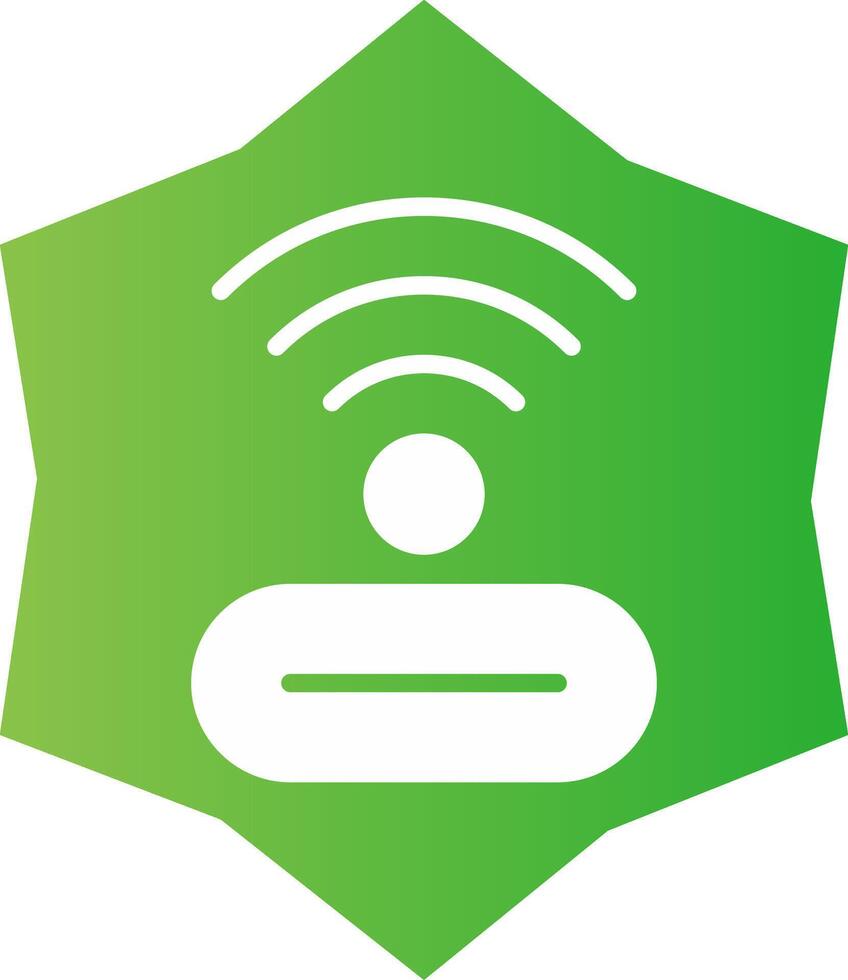 glyph Star Gradient Design vector