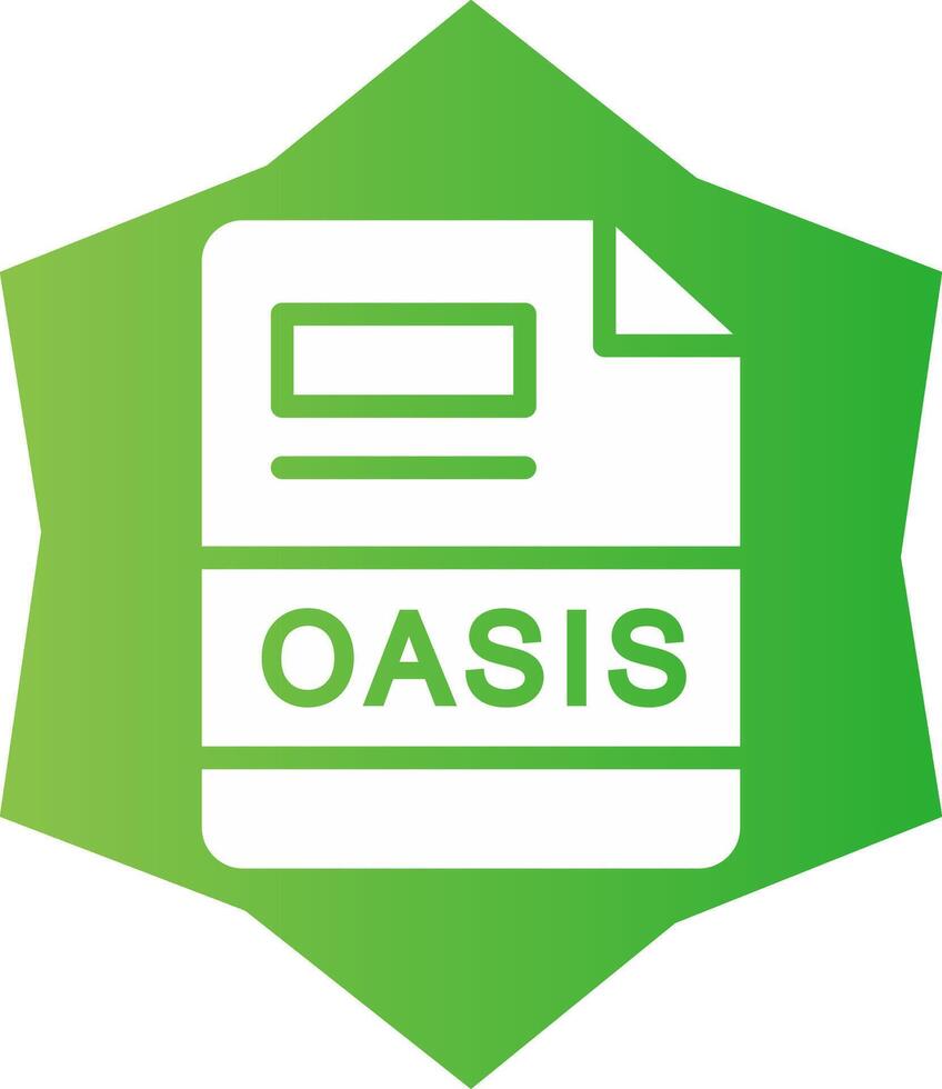 oasis creativo icono diseño vector