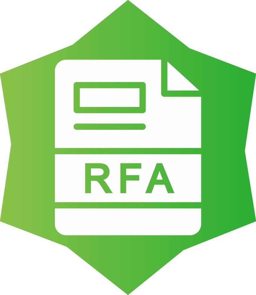 RFA Creative Icon Design vector