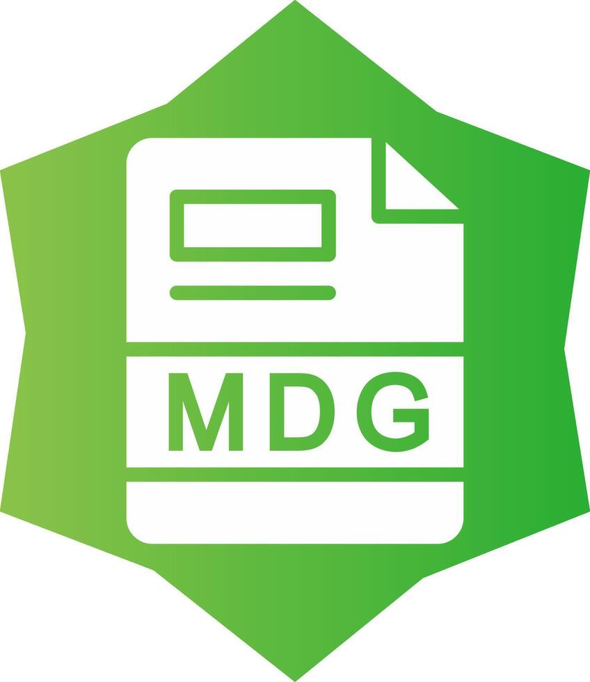 MDG Creative Icon Design vector