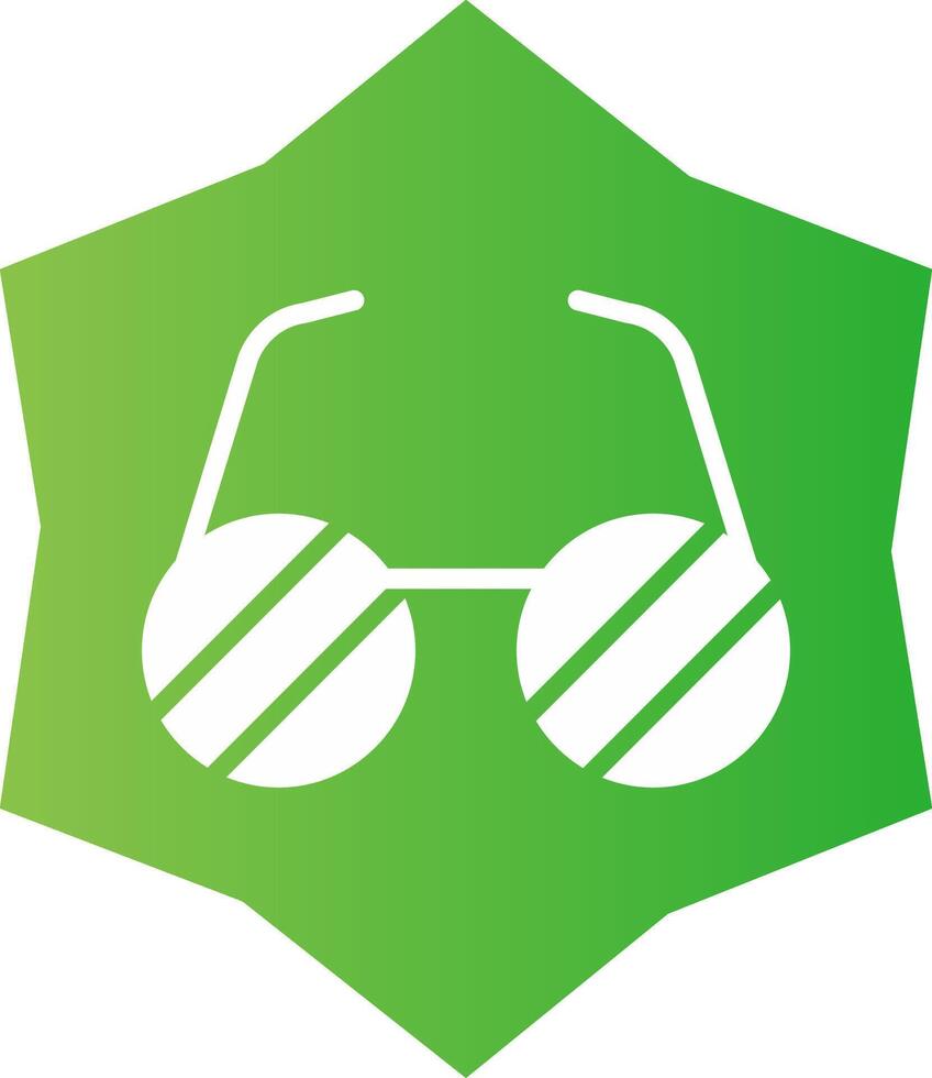 diseño de icono creativo de gafas de estrella vector