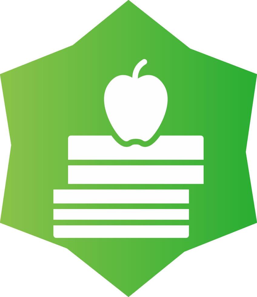 Stack Of Books Creative Icon Design vector
