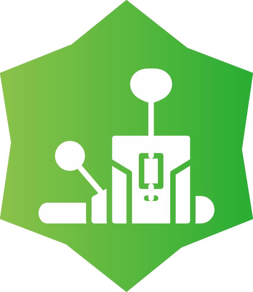 Pilates Chair Creative Icon Design vector