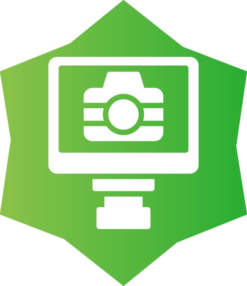 Lcd Camera Creative Icon Design vector