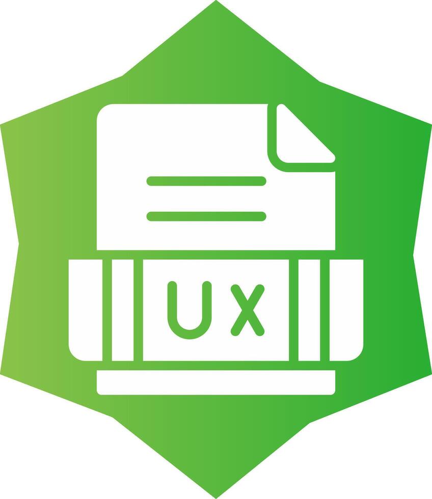 Ux Format Creative Icon Design vector