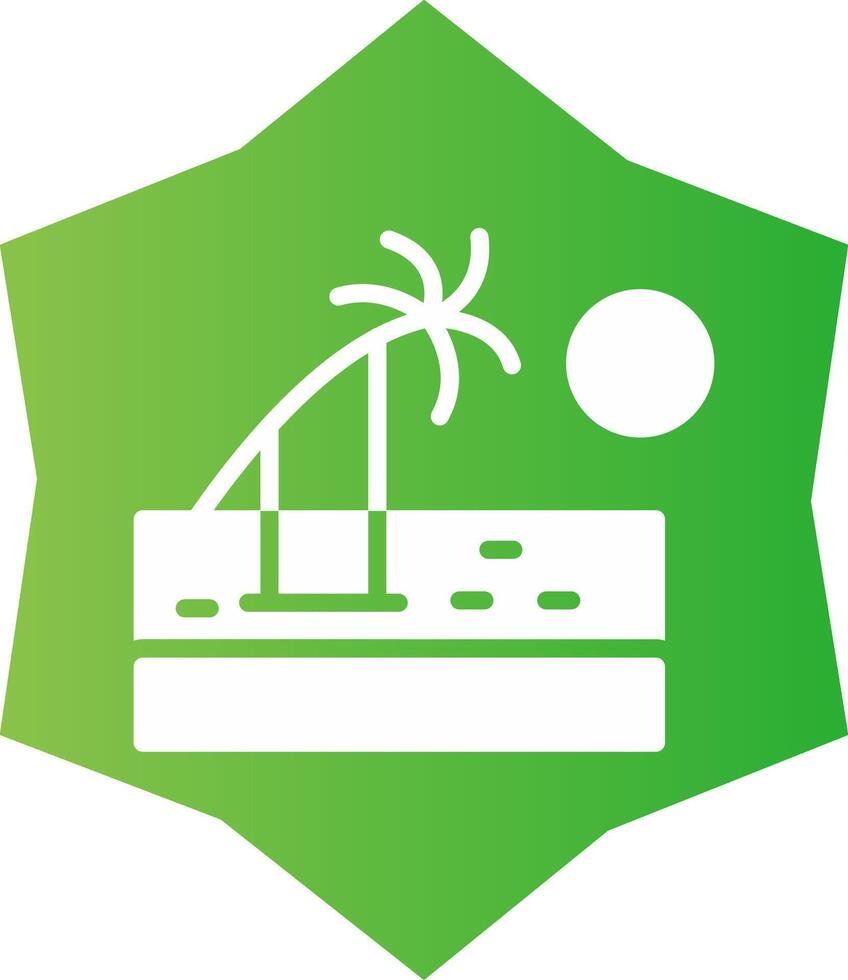 diseño de icono creativo de columpio vector